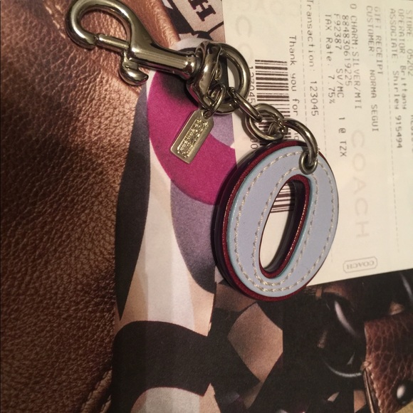 Coach | Accessories | Coach Leather Letter Keychain Letter O | Poshmark